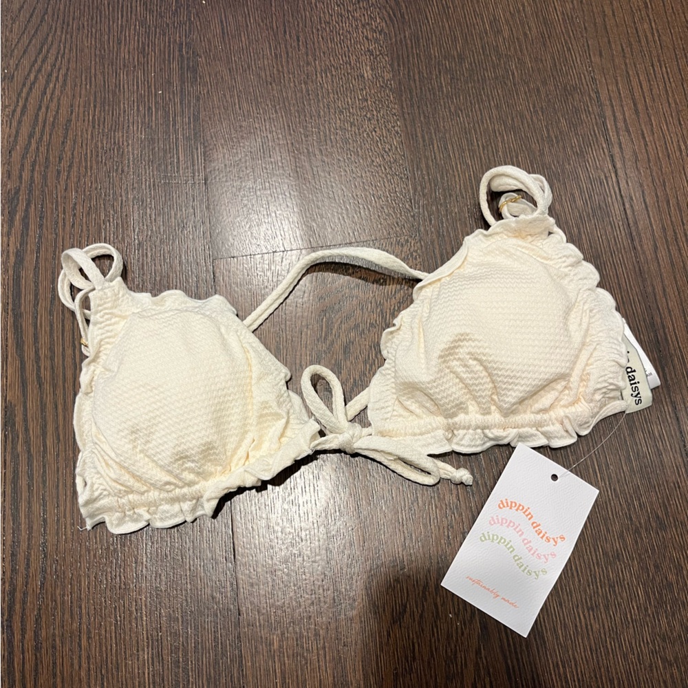 Dippin' Daisy's Cream Bikini Top